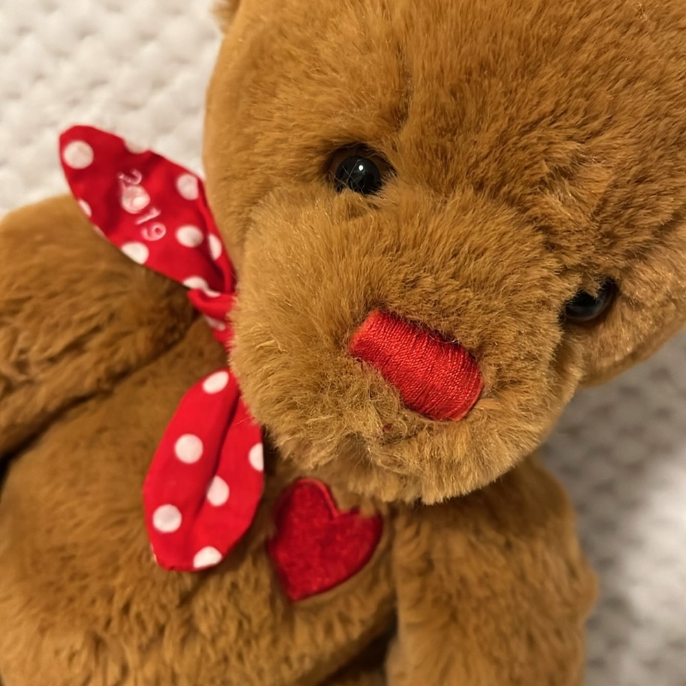 2019 Godiva Collectible Holiday Valentine’s Plush Bear - Picture 4 of 7
